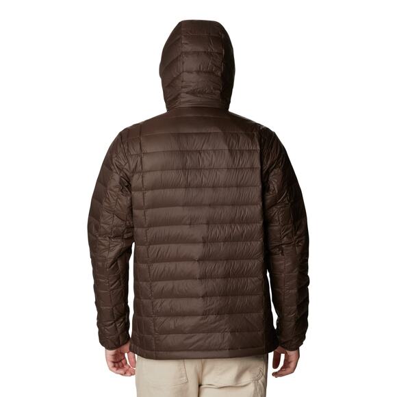 NWT Columbia Men’s Voodoo Falls 590 TurboDown Hooded Jacket – Cordovan, L - Picture 3 of 7